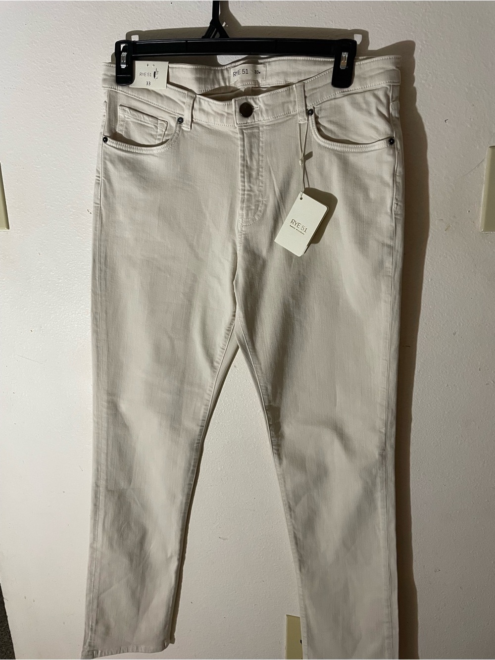 Rye 51 Silo Straight Fit French Twill Jeans Waist 33